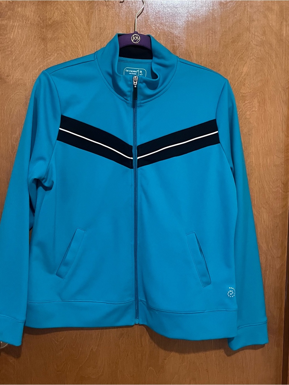 be inspired Teal Jacket with Black Trim
